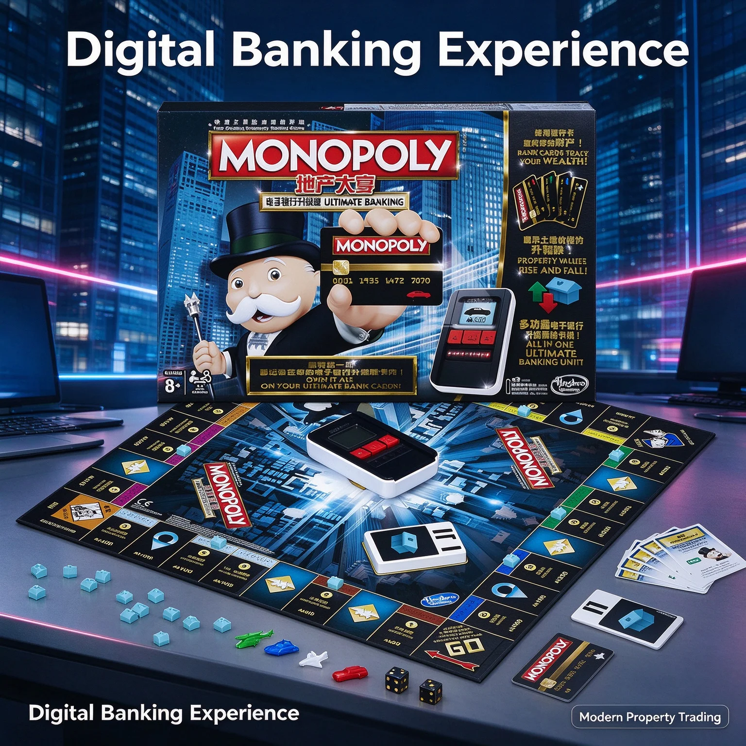 Hasbro Monopoly Ultimate Banki - Hasbro Game Monopoly avaliação e preço