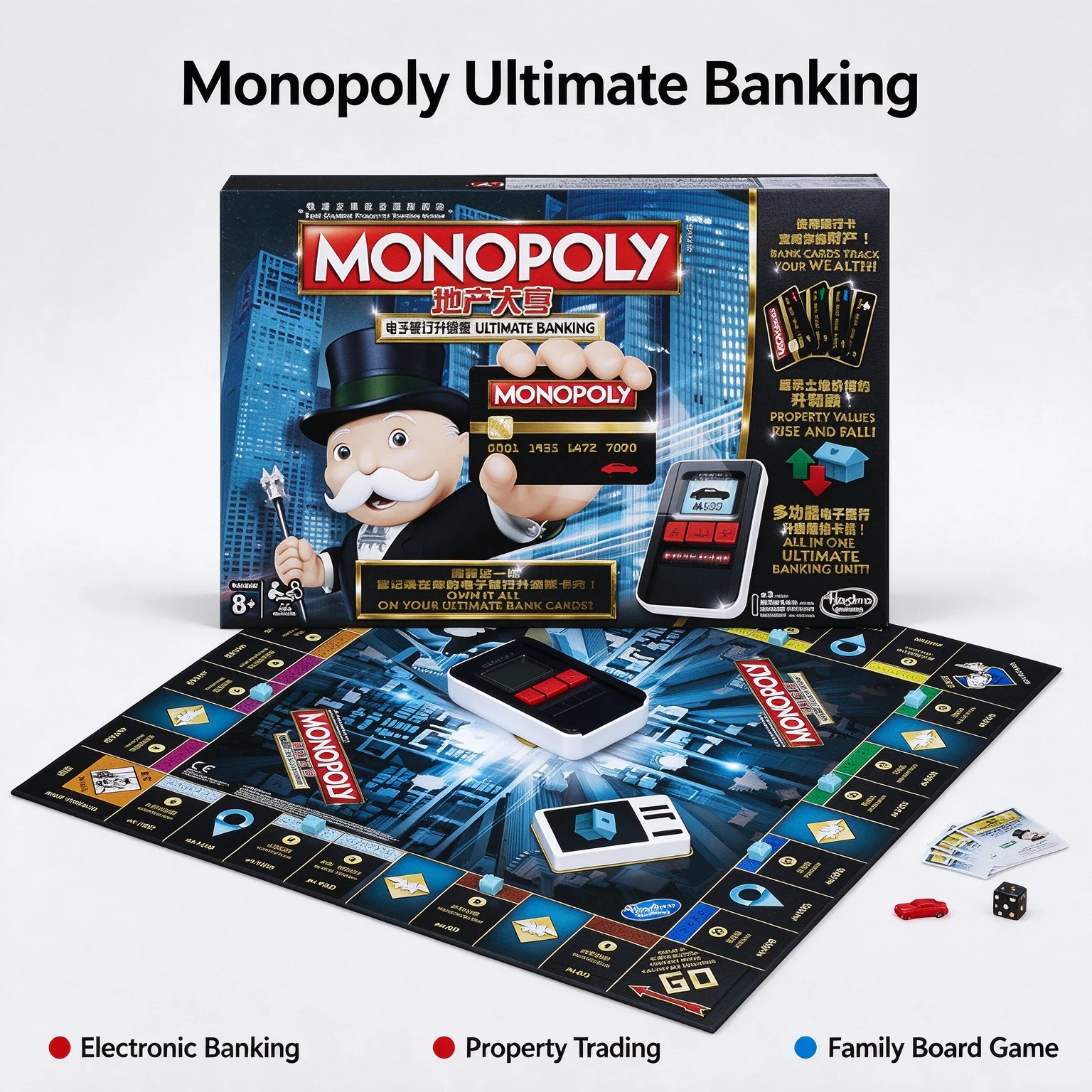 Hasbro Monopoly Ultimate Banki - Hasbro Game Monopoly avaliação e preço