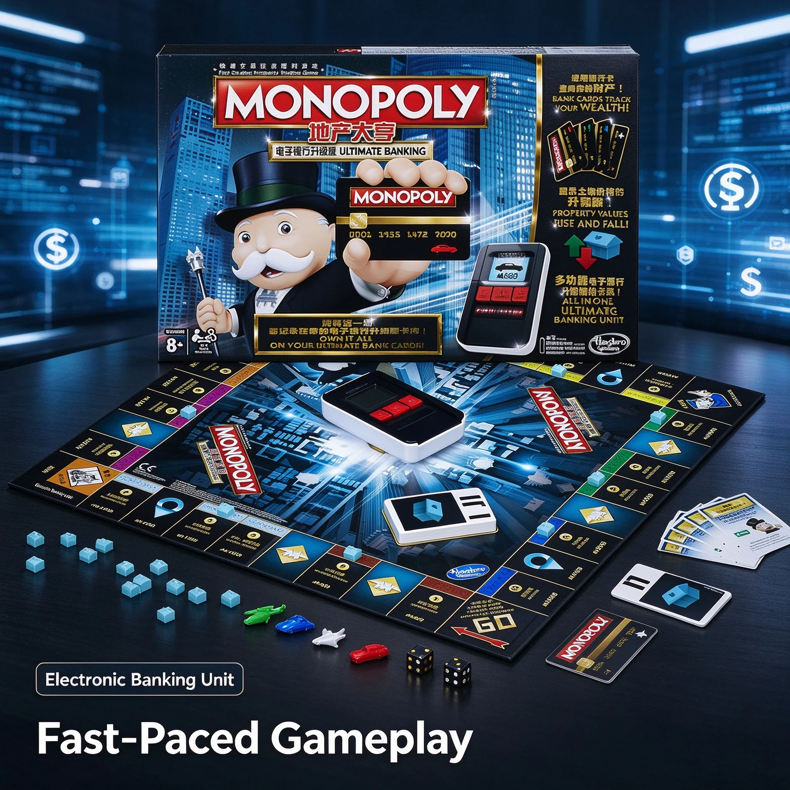 Hasbro Monopoly Ultimate Banki - Hasbro Game Monopoly avaliação e preço