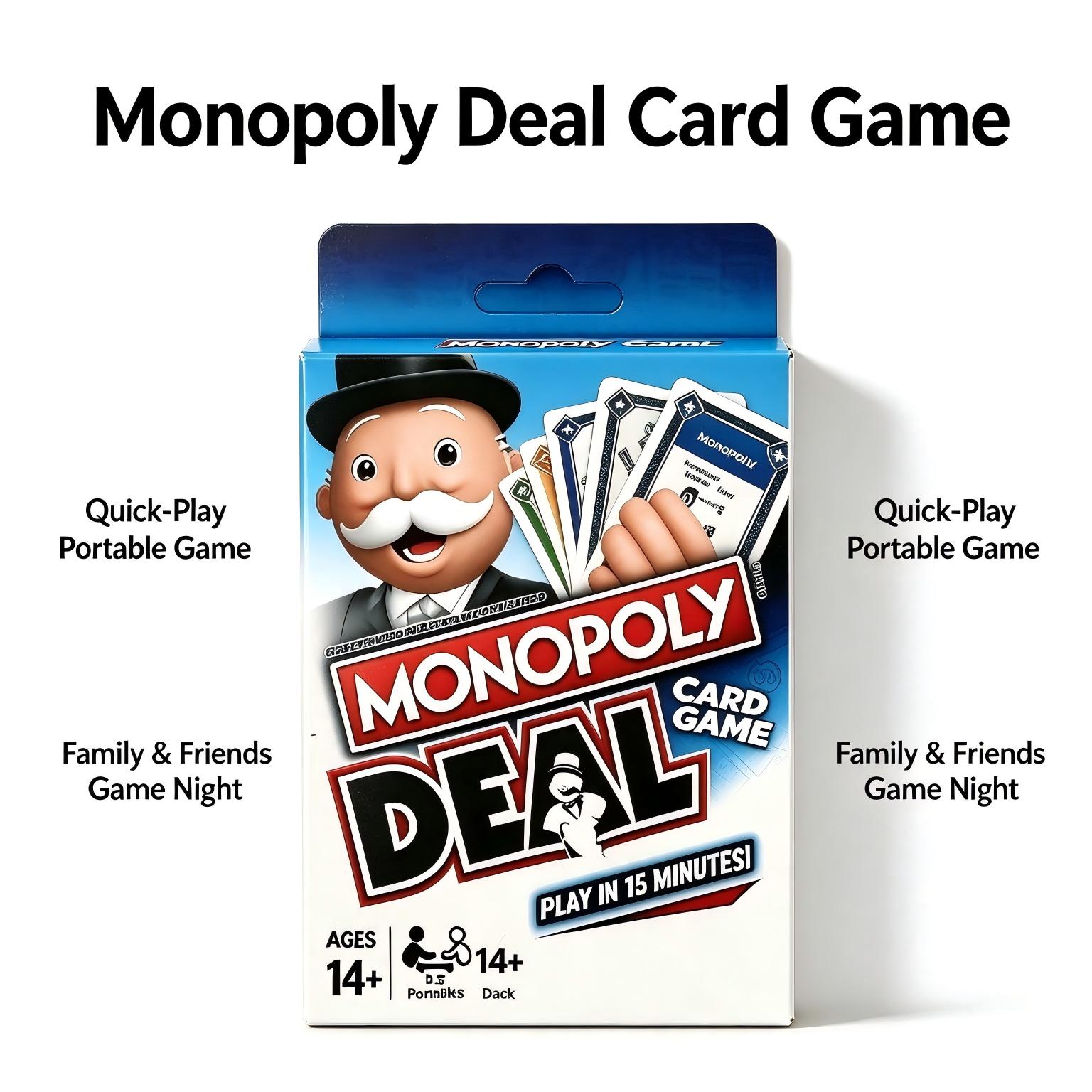 Jogo de cartas Monopoly Deal,  - Hasbro Game Monopoly avaliação e preço