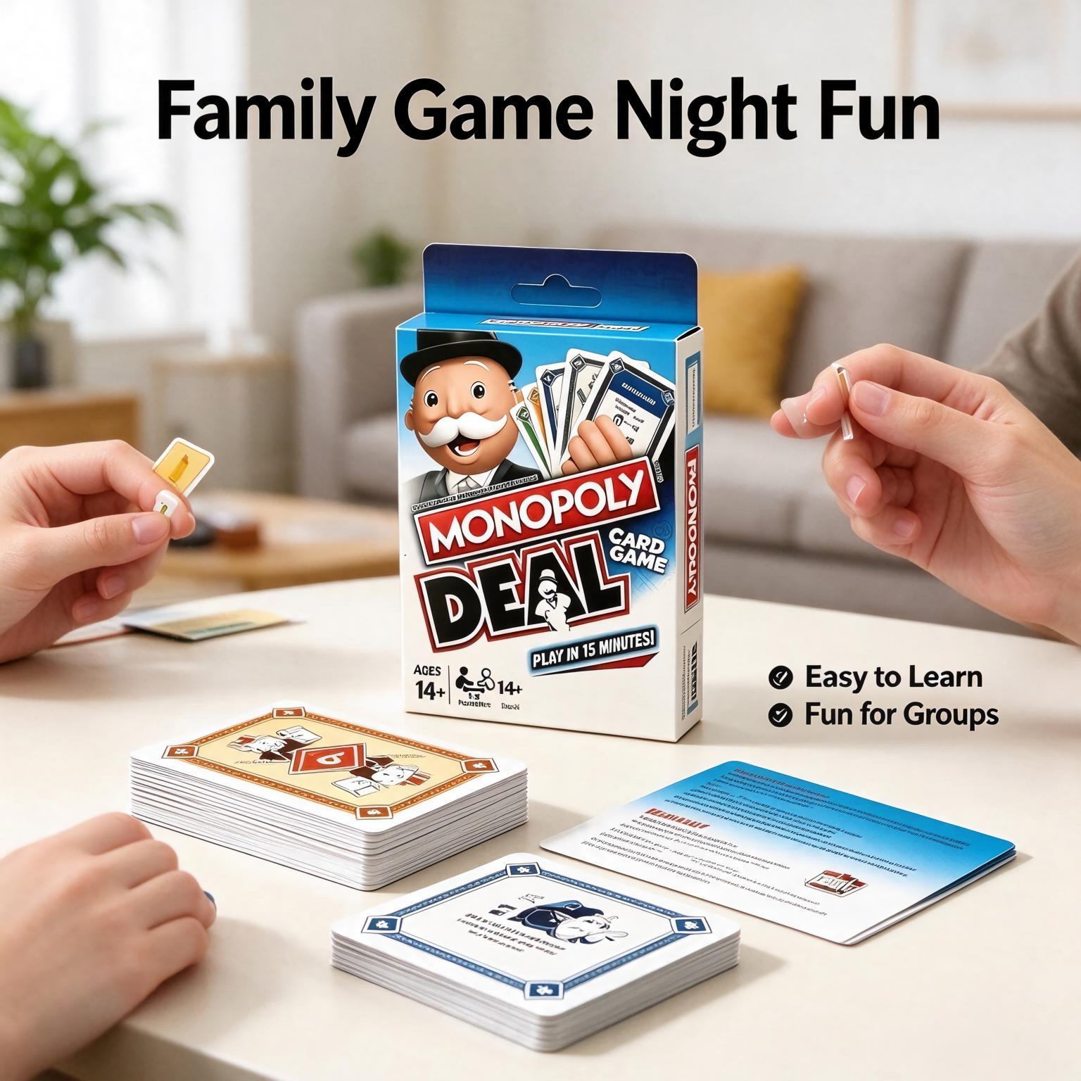 Jogo de cartas Monopoly Deal,  - Hasbro Game Monopoly avaliação e preço