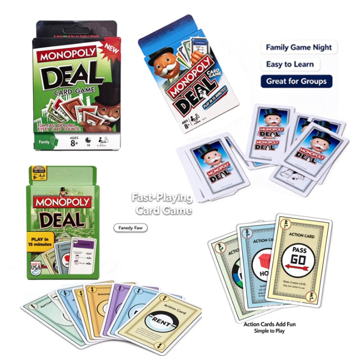 Hasbro Monopoly Deal, jogo de  - Hasbro Game Monopoly avaliação e preço
